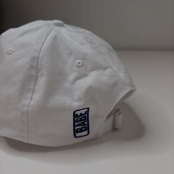 Swish Babe Logo White Navy Blue Embroidered Dad Hat Adjustable Strap - Picture 5 of 10